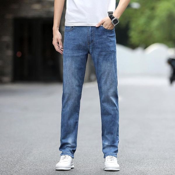men's jeans summer thin loose straight slim fit 2021 casual pants trend korean long, Blue
men's jeans summer thin loose straight slim fit 2021 casual pants trend korean long, Blue