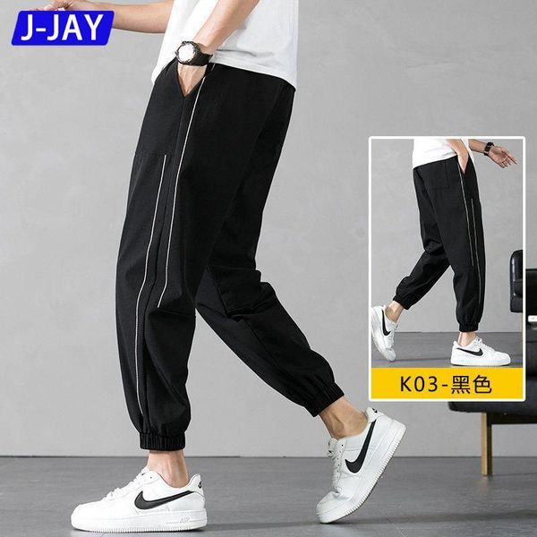 men's pants j-jay brand 2021 style men sports multi-style summer ice silk korean version of the trend foot cargo, Black
men's pants j-jay brand 2021 style men sports multi-style summer ice silk korean version of the trend foot cargo, Black