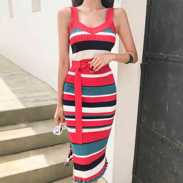 arrival fashion women summer elegant ol starp knit bouncy skirt list two sets, Black
arrival fashion women summer elegant ol starp knit bouncy skirt list two sets, Black
