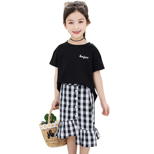 girls summer clothes tshirt + plaid skirt clothing for letter girl outfit casual style kids tracksuit 6 8 10 12 14 210528, White
girls summer clothes tshirt + plaid skirt clothing for letter girl outfit casual style kids tracksuit 6 8 10 12 14 210528, White