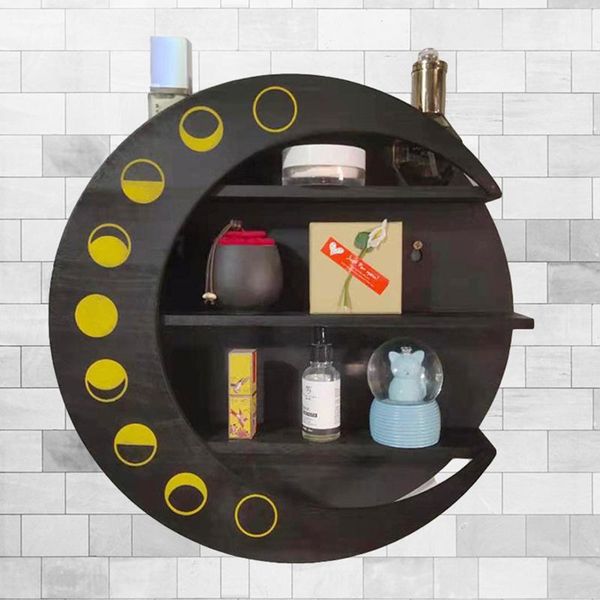 hooks & rails 1pc exquisite moon shape wall decor wooden mounted storage rack holder wood hanging shelves decoration home
hooks & rails 1pc exquisite moon shape wall decor wooden mounted storage rack holder wood hanging shelves decoration home