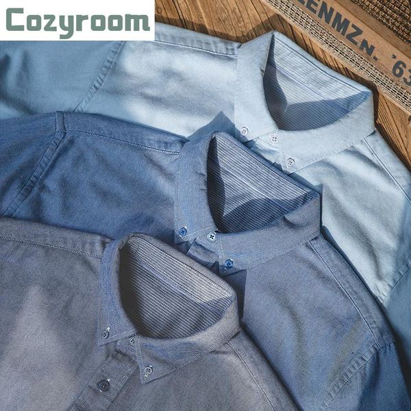 men's casual shirts cotton retro oxford shirt vintage solid color long-sleeved slim men, White;black
men's casual shirts cotton retro oxford shirt vintage solid color long-sleeved slim men, White;black