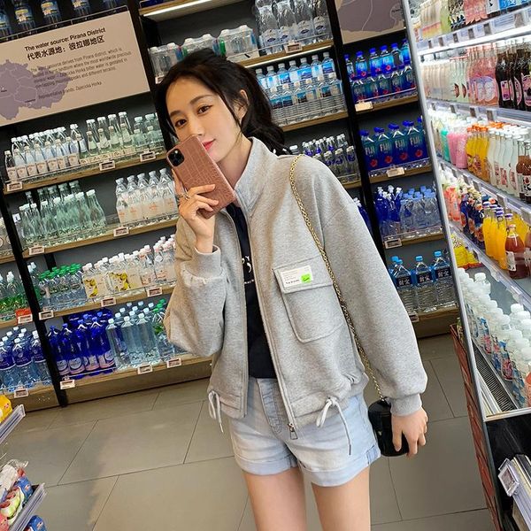 women's jackets overalls spring and autumn 2021 korean style loose small western leisure fashion cropped jacket, Black;brown
women's jackets overalls spring and autumn 2021 korean style loose small western leisure fashion cropped jacket, Black;brown