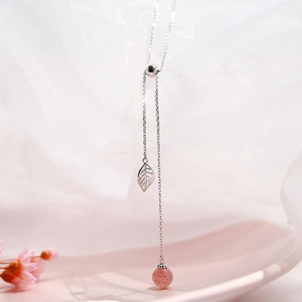 creative strawberry leaf women's necklace simple and fresh style students clavicle chain temperament jewelry pendant necklaces, Silver
creative strawberry leaf women's necklace simple and fresh style students clavicle chain temperament jewelry pendant necklaces, Silver