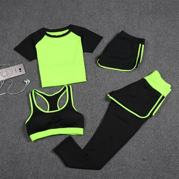 yoga outfit high waist pants+shorts+bra+t shirt+coats women sportswear 5pcs set outdoor running quick dry clothing fitness gym sets
yoga outfit high waist pants+shorts+bra+t shirt+coats women sportswear 5pcs set outdoor running quick dry clothing fitness gym sets