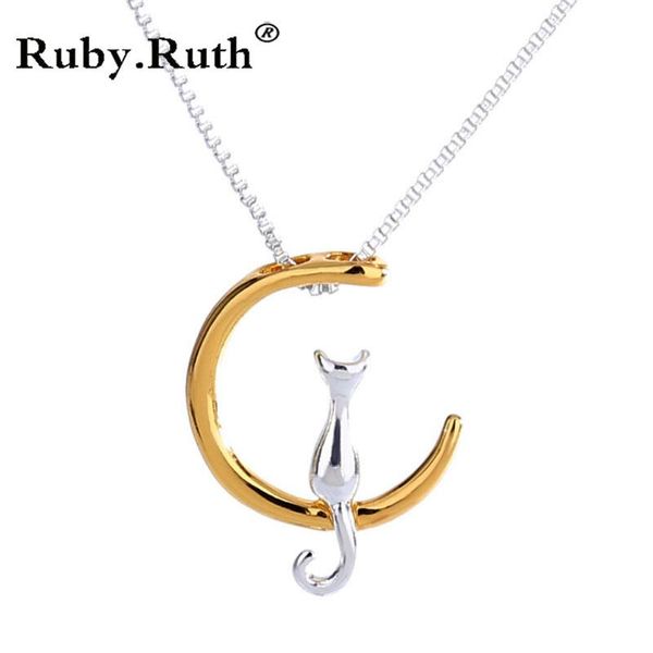 pendant necklaces vintage moon lovely cat charming chain on the statement necklace jewelry, Silver
pendant necklaces vintage moon lovely cat charming chain on the statement necklace jewelry, Silver