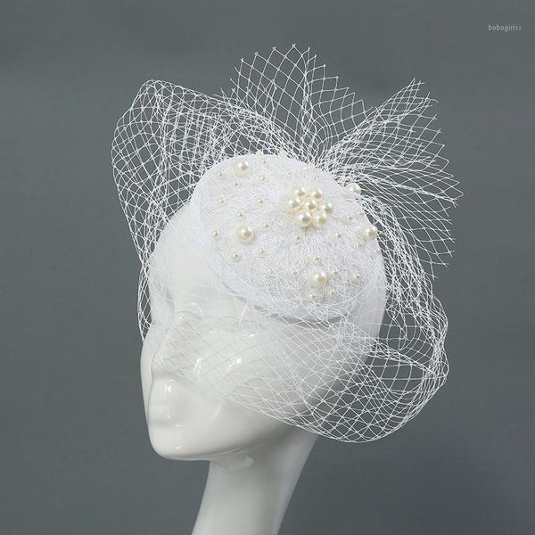white pearls beads elegant linen yarn wedding blusher veil sombreros de mujer women's hat chapeau femme evening paty headpiece hair acc
white pearls beads elegant linen yarn wedding blusher veil sombreros de mujer women's hat chapeau femme evening paty headpiece hair acc