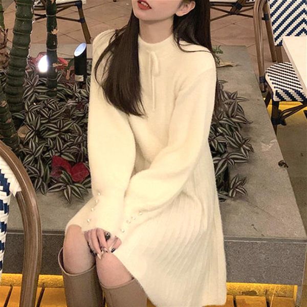 casual dresses elegant knit dress women 2021 spring kawaii fairy sweater mini female office sweet one piece korean outerwear, Black;gray
casual dresses elegant knit dress women 2021 spring kawaii fairy sweater mini female office sweet one piece korean outerwear, Black;gray