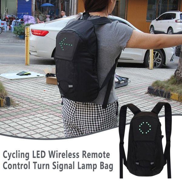 backpack 15l sports backpacks safety cycling led wireless remote control turn signal lamp bag #4
backpack 15l sports backpacks safety cycling led wireless remote control turn signal lamp bag #4