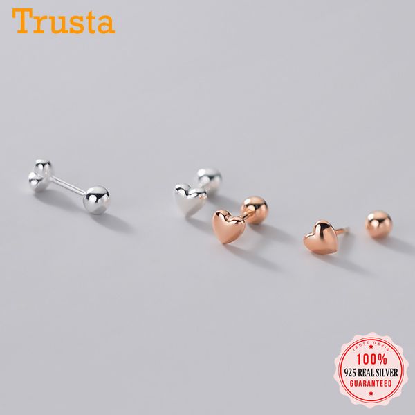 trustdavis real 925 sterling silver romantic heart screw stud earrings for women children baby girls minimalist jewelry ds94, Golden
trustdavis real 925 sterling silver romantic heart screw stud earrings for women children baby girls minimalist jewelry ds94, Golden