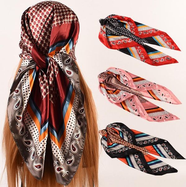 scarves fashion for women shawl wrap print silk satin hijab scarf female bandana 90*90cm square scarfs ladies, Blue;gray
scarves fashion for women shawl wrap print silk satin hijab scarf female bandana 90*90cm square scarfs ladies, Blue;gray