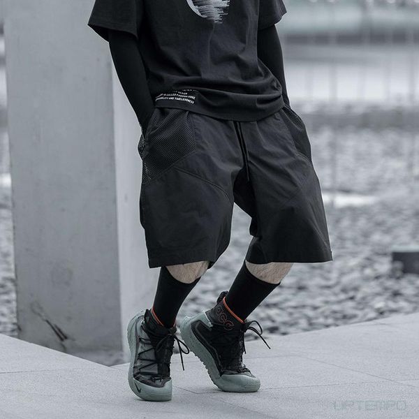men's shorts wsnhlab 21ss oversized mesh split joint loose techwear ninjawear streetwear, White;black
men's shorts wsnhlab 21ss oversized mesh split joint loose techwear ninjawear streetwear, White;black
