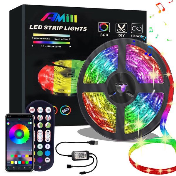 light strips led rgb music remote bluetooth controller timing settings home tv background decoration lamp
light strips led rgb music remote bluetooth controller timing settings home tv background decoration lamp