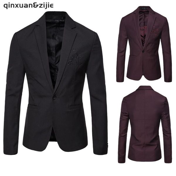 men's suits & blazers men blazer coat slim luxury smart white casual business male suit jackets m-2xl african wedding autumn fashion 20, White;black
men's suits & blazers men blazer coat slim luxury smart white casual business male suit jackets m-2xl african wedding autumn fashion 20, White;black