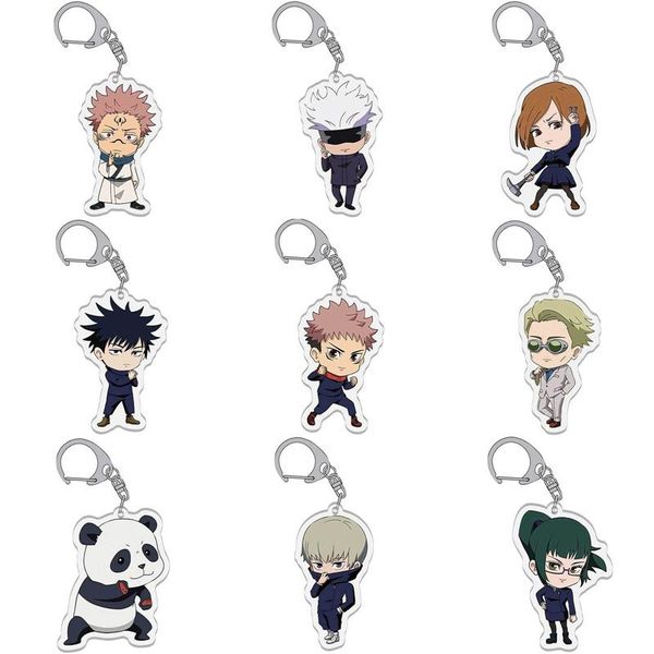 keychains jujutsu kaisen yuji itadori kugisaki nobara acrylic keychain fashion key rings badge gift, Silver
keychains jujutsu kaisen yuji itadori kugisaki nobara acrylic keychain fashion key rings badge gift, Silver