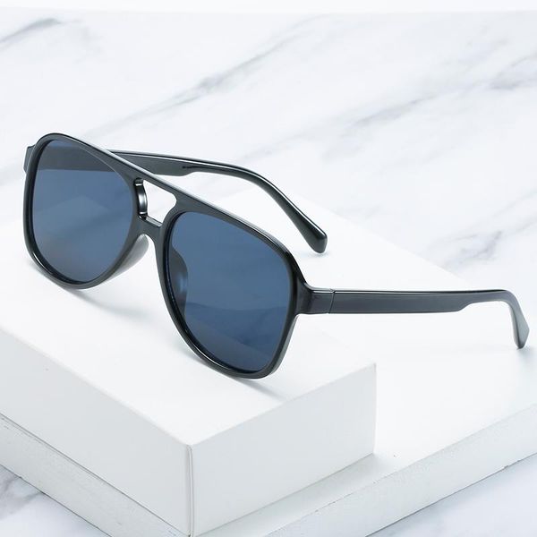 sunglasses retro classic brand designer double beams square women ladies sun glasses, White;black
sunglasses retro classic brand designer double beams square women ladies sun glasses, White;black