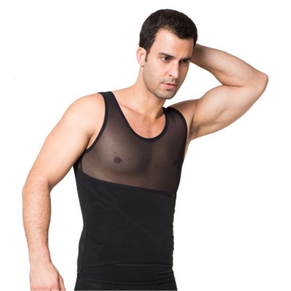 men' tank corsets abdomen stereotypes invisible corset shaping plastic vest fat reduction clothes beer belly, White;black
men' tank corsets abdomen stereotypes invisible corset shaping plastic vest fat reduction clothes beer belly, White;black