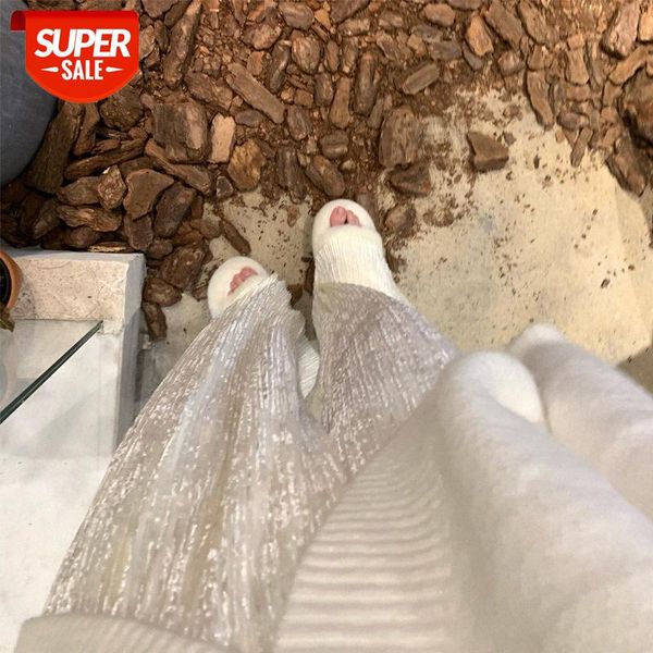pleated velvet trousers women's waist is thin and drape casual wide-leg clothing on a consignment sale #rn5l, Black;white
pleated velvet trousers women's waist is thin and drape casual wide-leg clothing on a consignment sale #rn5l, Black;white