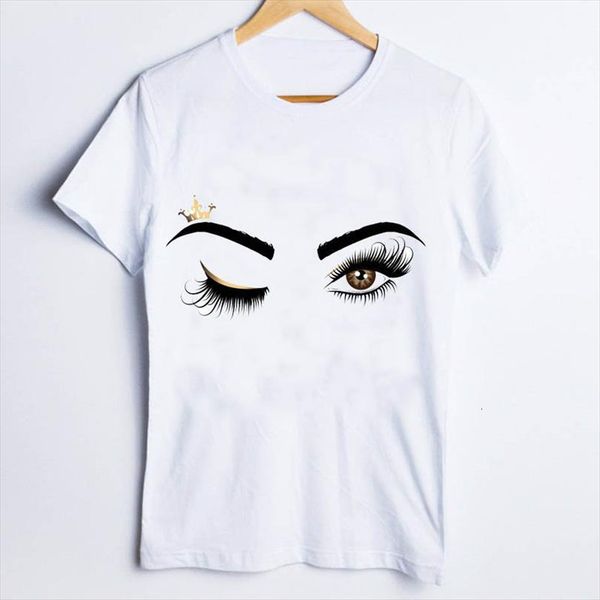 tees and women print men t shirts crown womens eye face make up watercolor 90s fashion ladies clothes lady, White;black
tees and women print men t shirts crown womens eye face make up watercolor 90s fashion ladies clothes lady, White;black