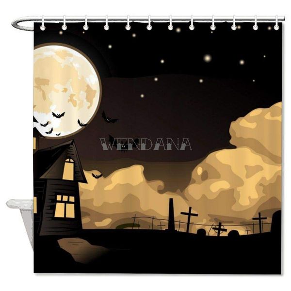 halloween house witch bats shower curtains decorative polyester waterproof bath curtains for bathroom holiday decor 72 inches 
halloween house witch bats shower curtains decorative polyester waterproof bath curtains for bathroom holiday decor 72 inches