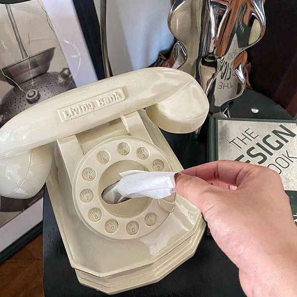 tissue boxes & napkins vintage telephone resin european modern milky white napkin holder coffee table deskornaments living room decor
tissue boxes & napkins vintage telephone resin european modern milky white napkin holder coffee table deskornaments living room decor