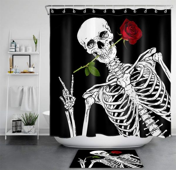 hvet kull keleton with roe hower curtain halloween day of the dead bath curtain ugar black funny hower curtain for bathroo
hvet kull keleton with roe hower curtain halloween day of the dead bath curtain ugar black funny hower curtain for bathroo