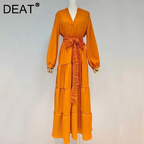 casual dresses deat 2021 summer fashion women clothes v-neck full sleeves high waist belt hollow out pullover dress female tide ws72607l, Black;gray
casual dresses deat 2021 summer fashion women clothes v-neck full sleeves high waist belt hollow out pullover dress female tide ws72607l, Black;gray