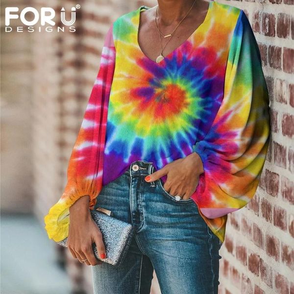 women's blouses & shirts forudesigns blouse summer woman colorful tie-dye printed long sleeve loose shirt daily casual cloth beach rai, White
women's blouses & shirts forudesigns blouse summer woman colorful tie-dye printed long sleeve loose shirt daily casual cloth beach rai, White