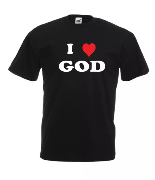 i love god xmas gift idea mens women t shirts multi-color s-2xl, White;black
i love god xmas gift idea mens women t shirts multi-color s-2xl, White;black