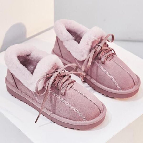 boots winter female ankle casual lace up women snow plush warm slip-on flats ladies shoes botas de mujer ll998, Black
boots winter female ankle casual lace up women snow plush warm slip-on flats ladies shoes botas de mujer ll998, Black