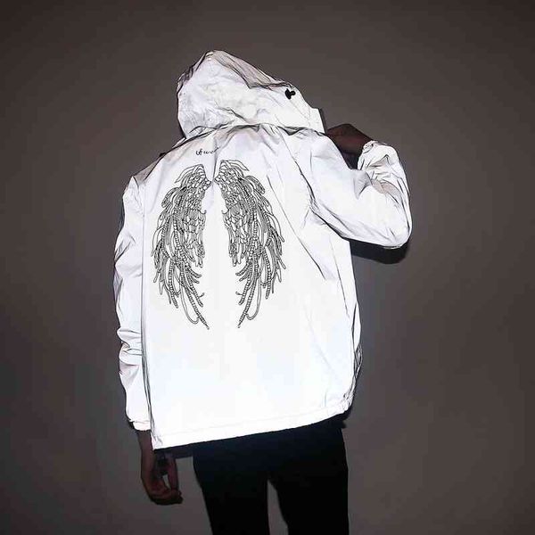 downs hip-hop reflective windbreaker jacket spring products for men, Black
downs hip-hop reflective windbreaker jacket spring products for men, Black