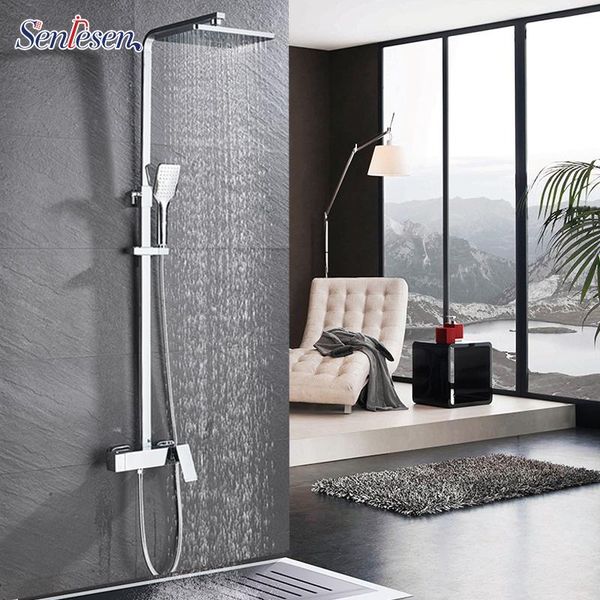 senlesen shower faucet chrome 8 inch shower head hand single handle mixer water tap para bathroom bath black
senlesen shower faucet chrome 8 inch shower head hand single handle mixer water tap para bathroom bath black