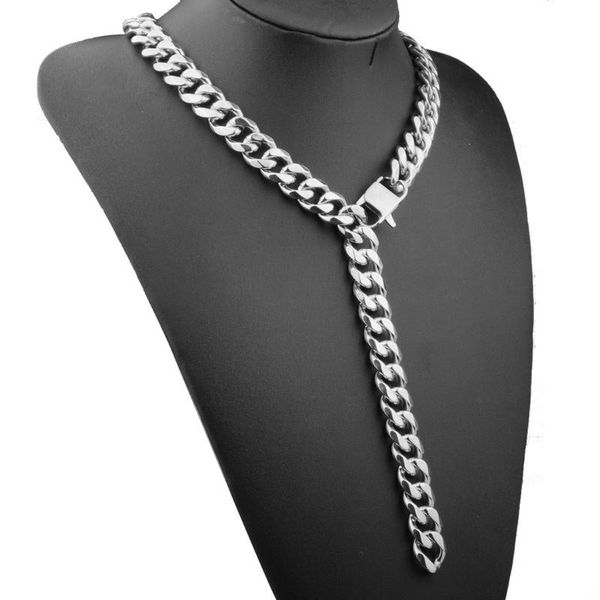chains 7"-40" 15mm men chain silver gold black color stainless steel cuban necklace for curb link hip hop jewelry
chains 7"-40" 15mm men chain silver gold black color stainless steel cuban necklace for curb link hip hop jewelry