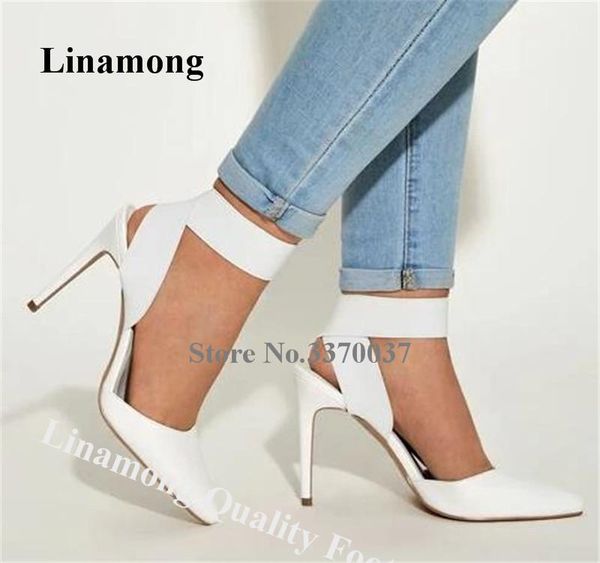linamong women elegant pointed toe suede leather stiletto heel pumps beige white ankle bandage high heels formal dress shoes, Black
linamong women elegant pointed toe suede leather stiletto heel pumps beige white ankle bandage high heels formal dress shoes, Black