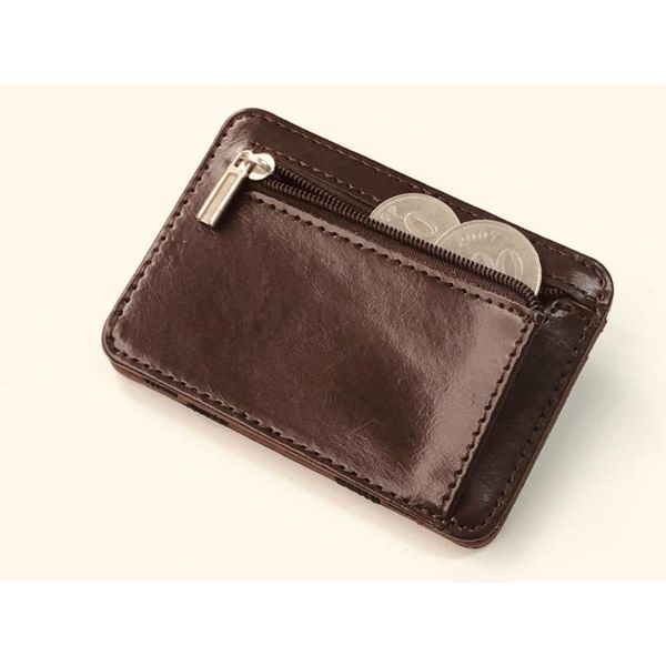 card holders retro leather wallet men business bank holder men's package change, Brown;gray 
card holders retro leather wallet men business bank holder men's package change, Brown;gray