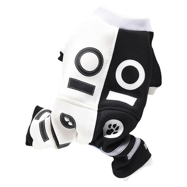 black white four-legged clothes for dogs lovely simple easy wear-resistant washable coat autumn winter cotton small pet dog apparel
black white four-legged clothes for dogs lovely simple easy wear-resistant washable coat autumn winter cotton small pet dog apparel