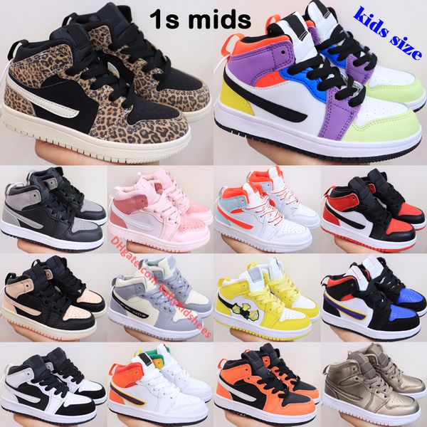 1 1s kids basketball shoes leopard se multi-color black crimson tint digital pink z mist shadow toddler children outdoor sneakers size 22-37, Black;red
1 1s kids basketball shoes leopard se multi-color black crimson tint digital pink z mist shadow toddler children outdoor sneakers size 22-37, Black;red
