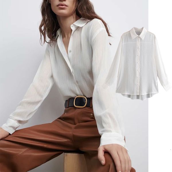 women's blouses & shirts new fashion women stripe chiffon shirt turn-down collar long sleeve shirt casual loose sisr, White
women's blouses & shirts new fashion women stripe chiffon shirt turn-down collar long sleeve shirt casual loose sisr, White
