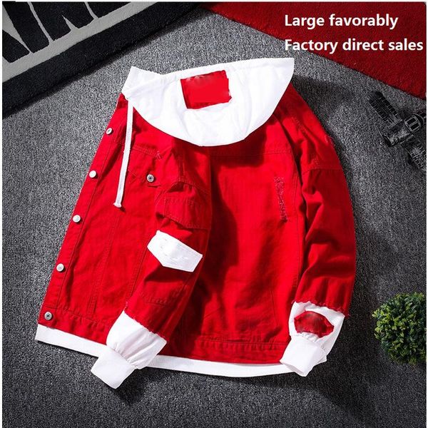 men's jackets hoodies spring and autumn fashion wear hoody casual cardigan coat streetwear men washed denim jacket, Black;brown
men's jackets hoodies spring and autumn fashion wear hoody casual cardigan coat streetwear men washed denim jacket, Black;brown