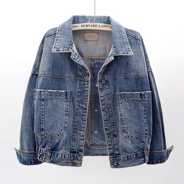 women's jackets vintage denim jacket women short outerwear chaquetas mujer autumn fashion loose big pocket long sleeve jeans coat femal, Black;brown
women's jackets vintage denim jacket women short outerwear chaquetas mujer autumn fashion loose big pocket long sleeve jeans coat femal, Black;brown