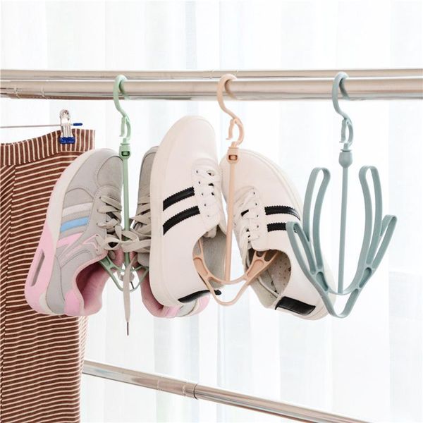 portable folding hanging double hook shoes hanger drying rack storage organizer household multifunction clothes clothing & wardrobe
portable folding hanging double hook shoes hanger drying rack storage organizer household multifunction clothes clothing & wardrobe