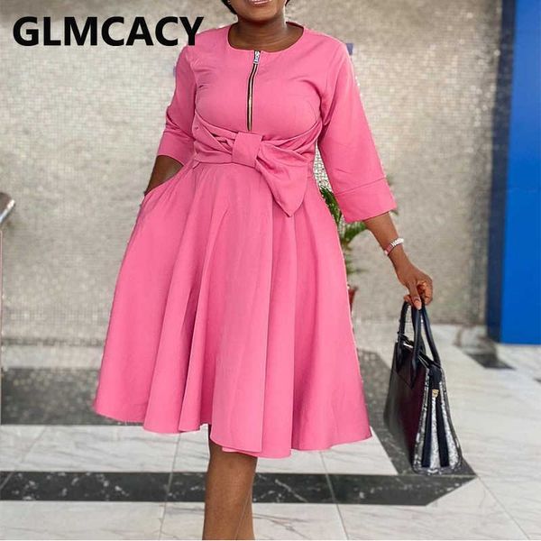 half sleeve zipper front sweet miid dress elegant office ladies work dresses 210702, Black;gray
half sleeve zipper front sweet miid dress elegant office ladies work dresses 210702, Black;gray
