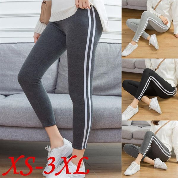 cotton ankle length autumn women pant and winter casual sweatpants pencil striped womens trousers, Black;white
cotton ankle length autumn women pant and winter casual sweatpants pencil striped womens trousers, Black;white