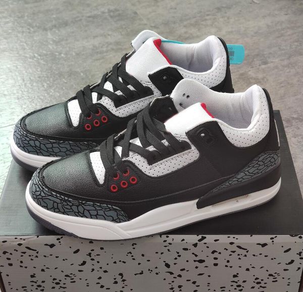 dress shoes men women shoes jumpman 3 retro og black cement gs size 36-44 brand new 854262-001