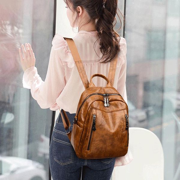outdoor bags women leather backpacks 2021 ladies bagpack vintage preppy style solid female school for girls
outdoor bags women leather backpacks 2021 ladies bagpack vintage preppy style solid female school for girls
