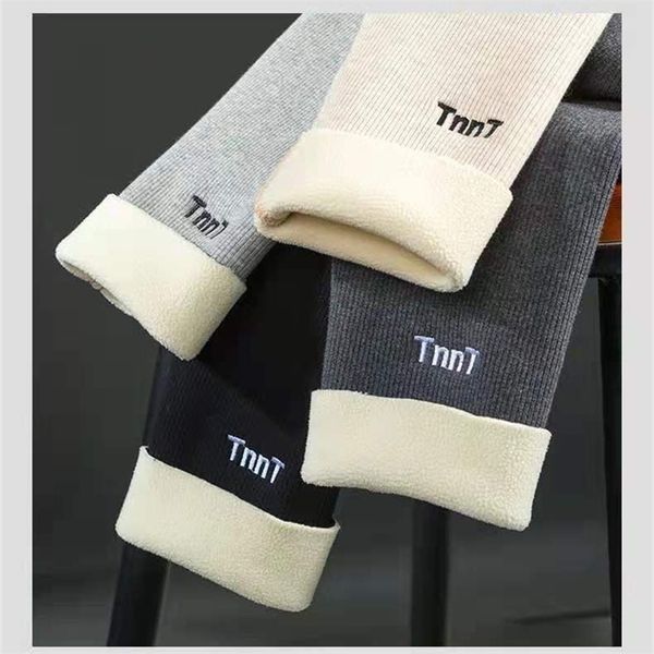 winter warm cashmere stretch leggings women casual embroidery high waist skinny pants thickening slim striped 210925, Black
winter warm cashmere stretch leggings women casual embroidery high waist skinny pants thickening slim striped 210925, Black