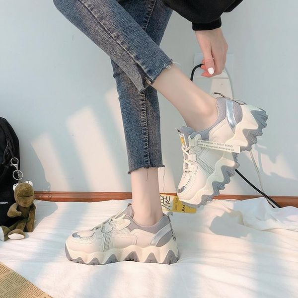 dress shoes chunky sneakers women female fashion lace-up basket femme dad platform breathable mesh for m6i8, Black
dress shoes chunky sneakers women female fashion lace-up basket femme dad platform breathable mesh for m6i8, Black
