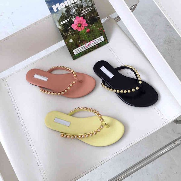 slippers summer female high-value round bead flip-flops cute comfortable slippers fashion beach leather design shoes wholesale wit, Black
slippers summer female high-value round bead flip-flops cute comfortable slippers fashion beach leather design shoes wholesale wit, Black