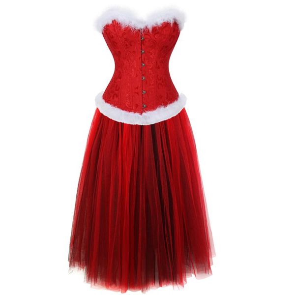 bustiers & corsets women's christmas santa costume corset bustier lingerie corselet overbust plus size red burlesque costumes dress, Black;white
bustiers & corsets women's christmas santa costume corset bustier lingerie corselet overbust plus size red burlesque costumes dress, Black;white