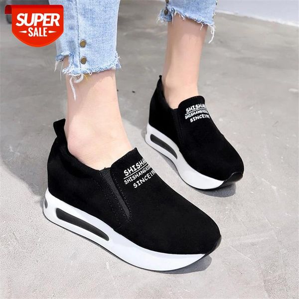 new women shoes breathable high heels lady casual black flock sneakers leisure platform height flat increasing #hc6m
new women shoes breathable high heels lady casual black flock sneakers leisure platform height flat increasing #hc6m